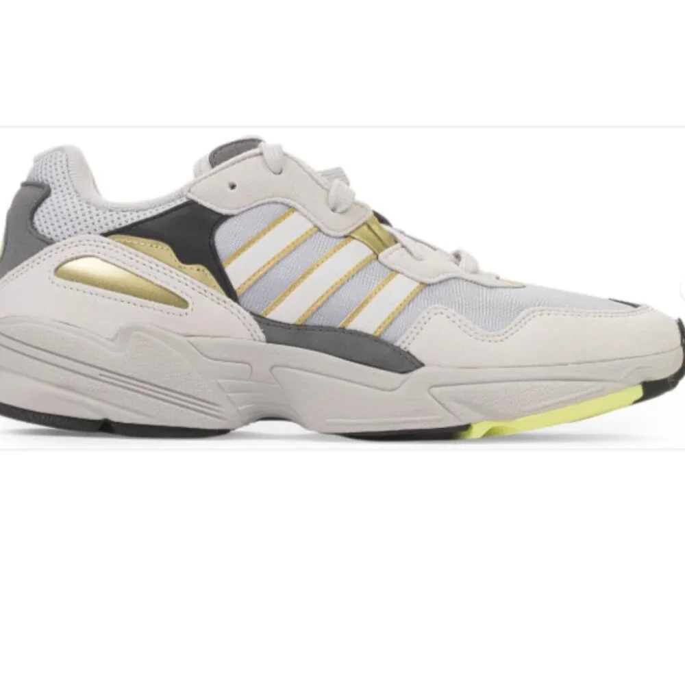 Size 11 - Adidas Yung-96 Grey Silver Athletic Shoes DB3565
